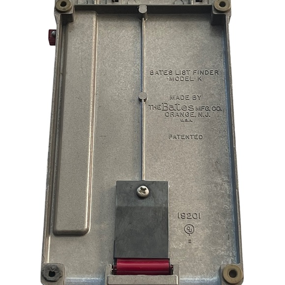 Vintage Bates Metal Secretary List Finder Phone Index Directory Unused Pages - Picture 7 of 7